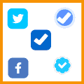 SMO Social Media Account with bluecheck Service